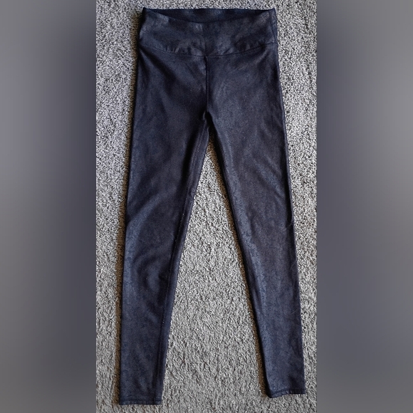 Fabletics Pants - Fabletics Charcoal Metallic Leggings